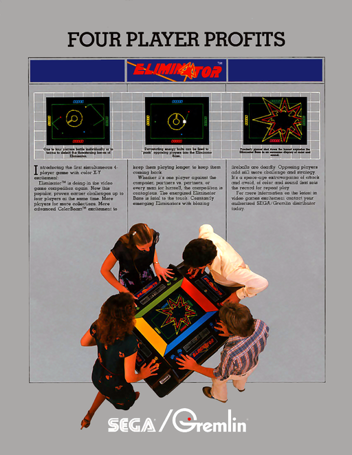 Eliminator (4 Players, prototype) Game Cover